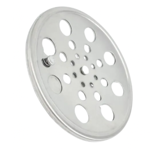 Grelha Inox Redonda Cromada 10x10 cm