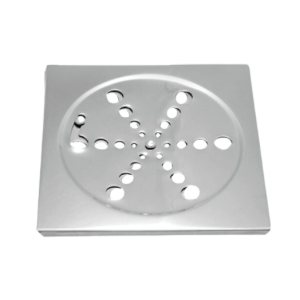 Grelha Inox Quadrada Cromada 15x15 cm