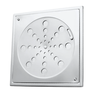 Grelha Inox Quadrada Cromada 15x15 cm