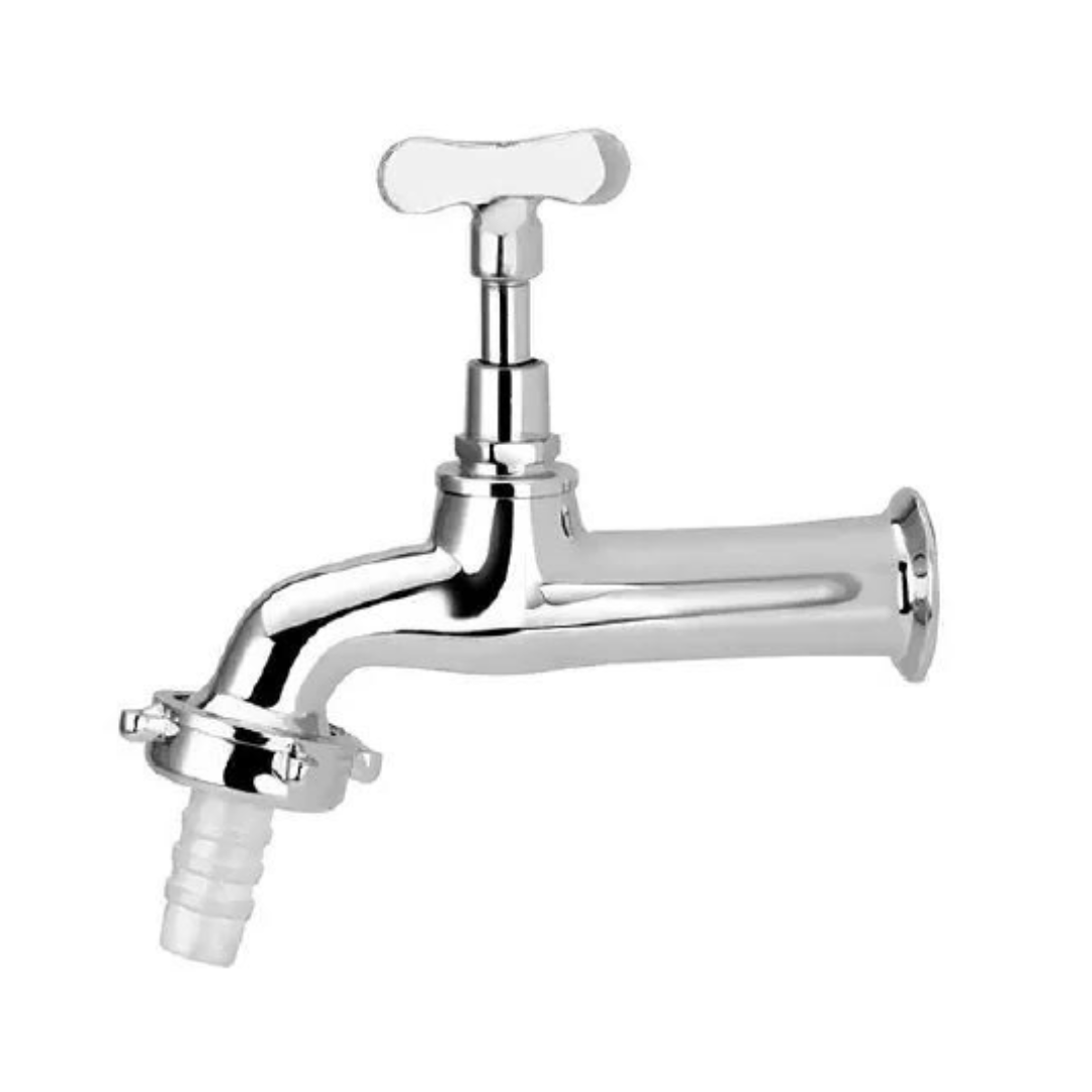 Torneira para Jardim Longa 3/4" Cromada com Chaveta - Imagem 1