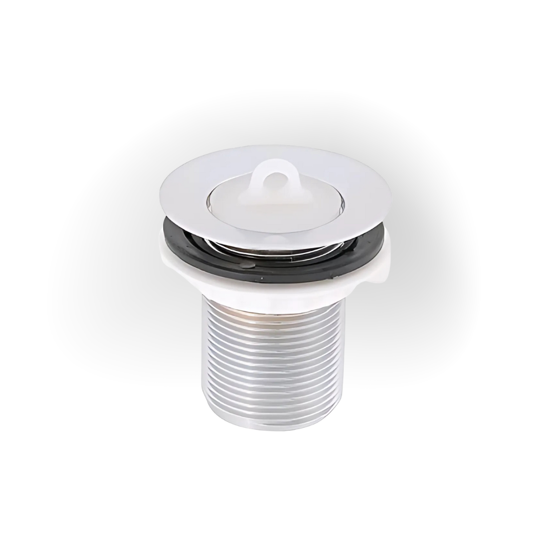 VÁLVULA TANQUE METAL FUNDO BRANCO - Imagem 1