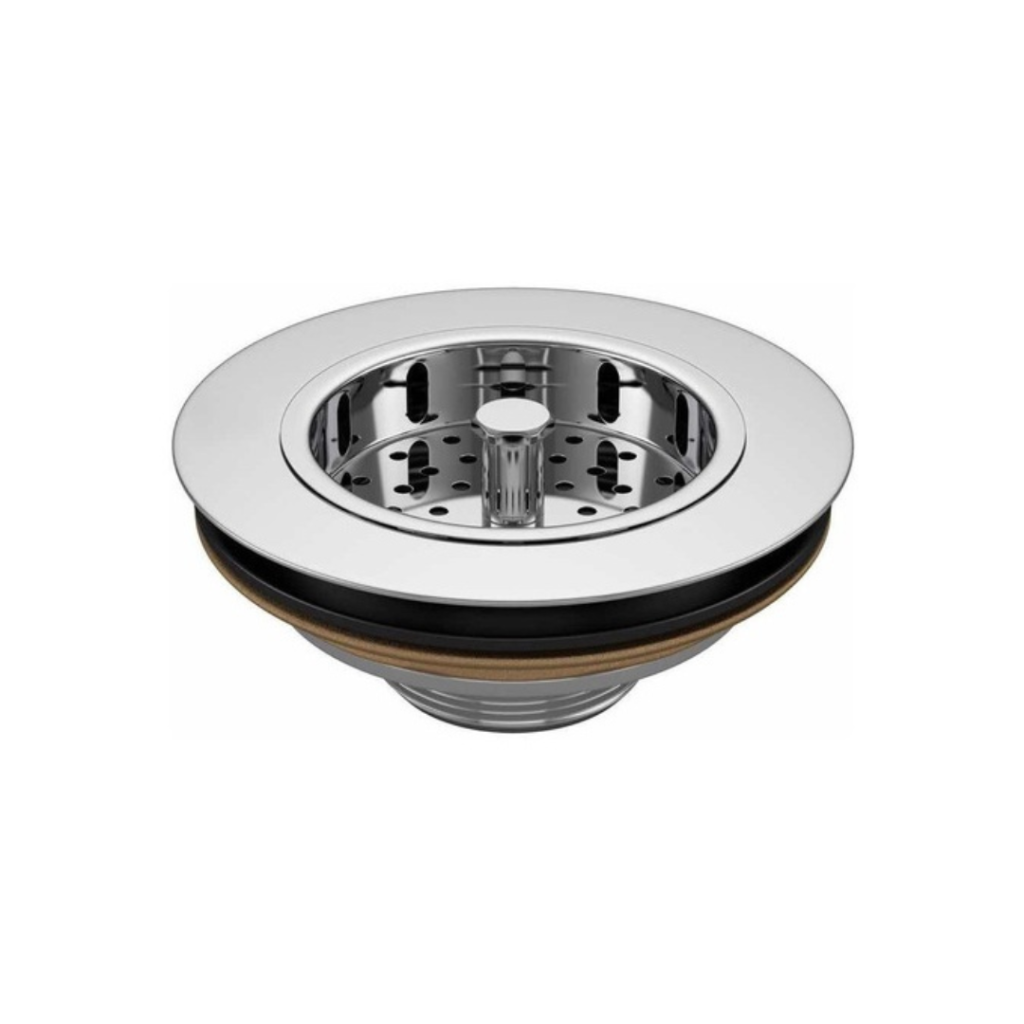 VÁLVULA AMERICANA DE 3 1/2" X 1 1/2" COM CESTA ABS