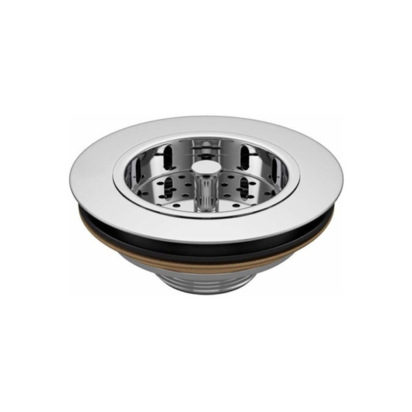 VÁLVULA AMERICANA DE 3 1/2" X 1 1/2" COM CESTA ABS