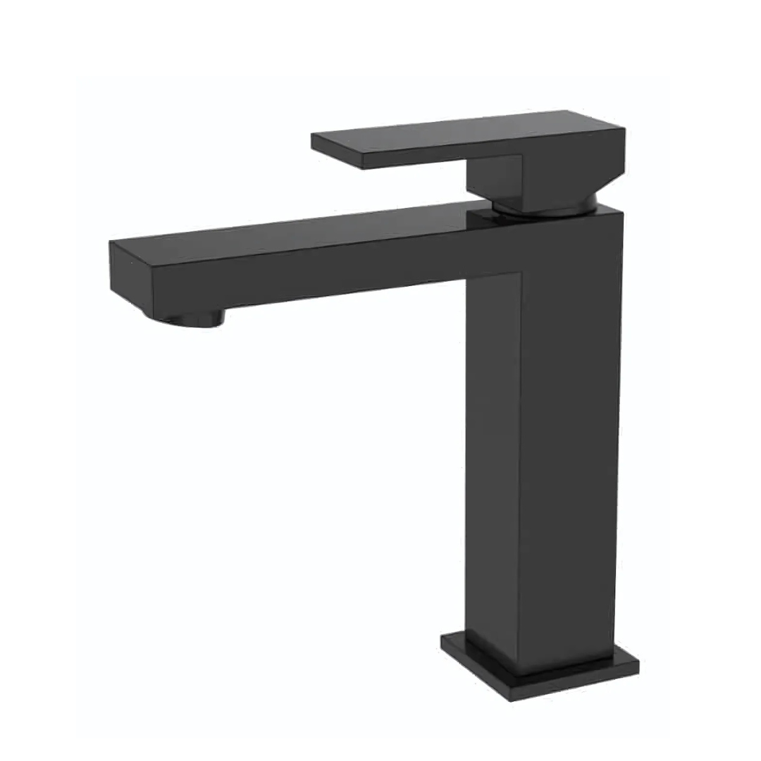 Torneira Monocomando Banheiro Baixa Preto Fosco Black Matte - Imagem 3