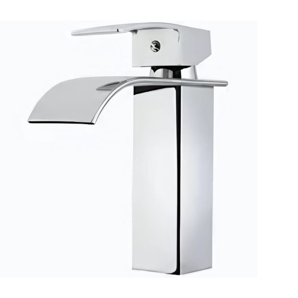 Torneira Monocomando para Banheiro Quadrada Baixa - Slim