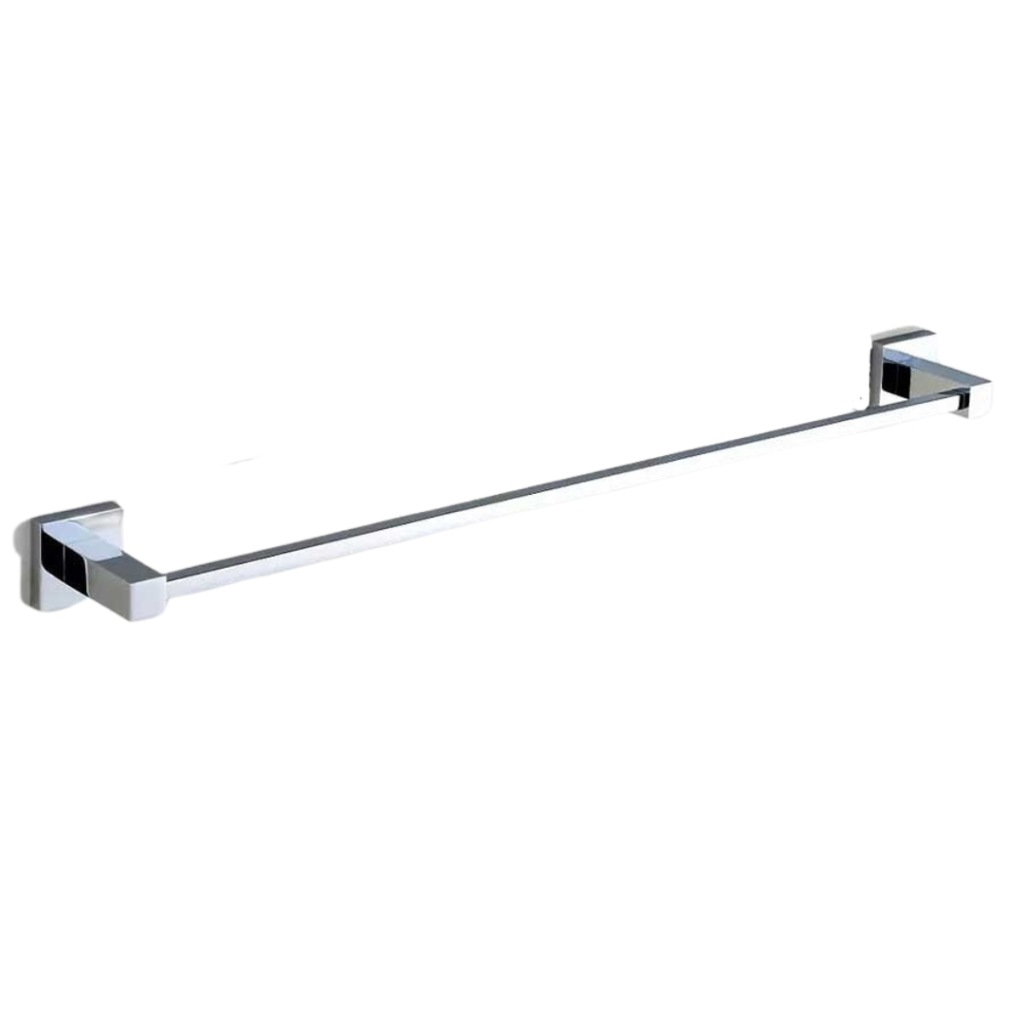 Porta Toalha Banho 60 cm Quadrado em Metal