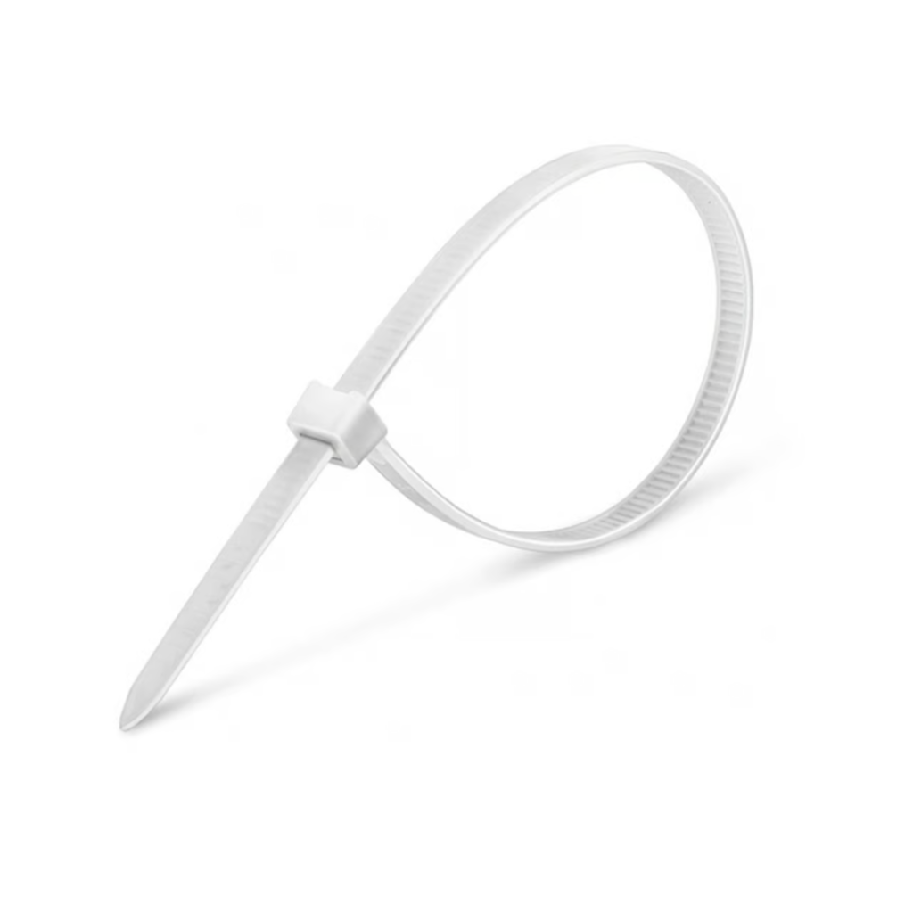 ABRAÇADEIRA DE NYLON BRANCO DE 3,5 x 150 mm