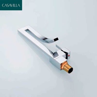 Torneira Monocomando para Banheiro Cromada Quadrada Casavilla - Imagem 6