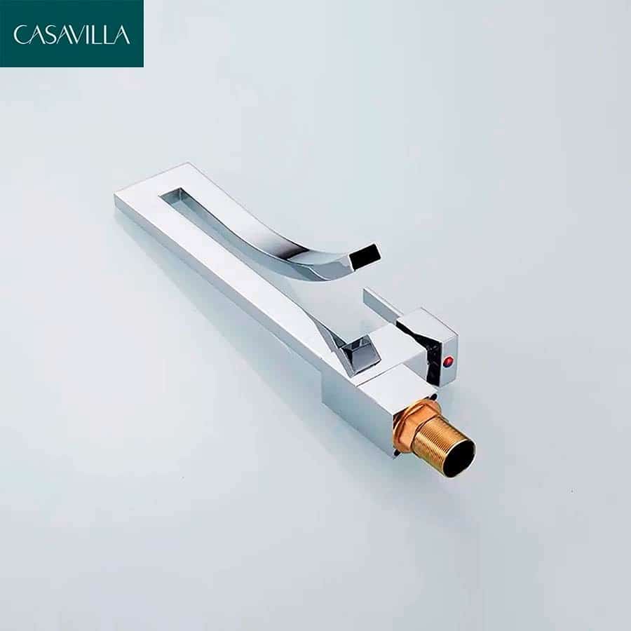 Torneira Monocomando para Banheiro Cromada Quadrada Casavilla - Imagem 6