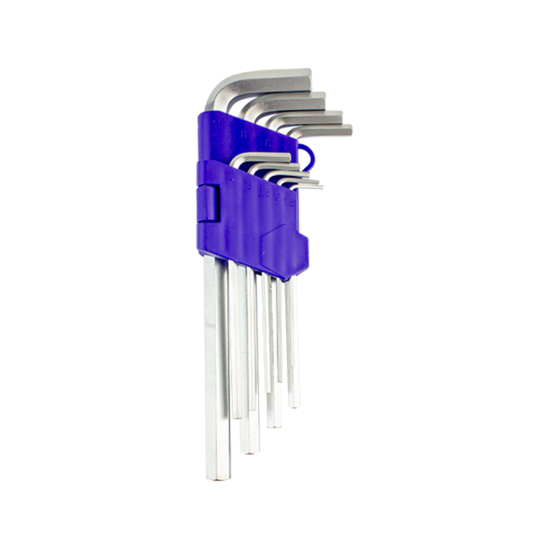 CHAVE ALLEN LONGA CRV - JG 9PCS (1,5 A 10MM) - Imagem 1