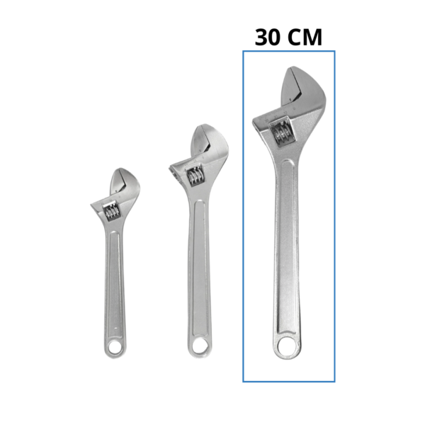 CHAVE INGLESA 12" (30 CM) - AJUSTÁVEL