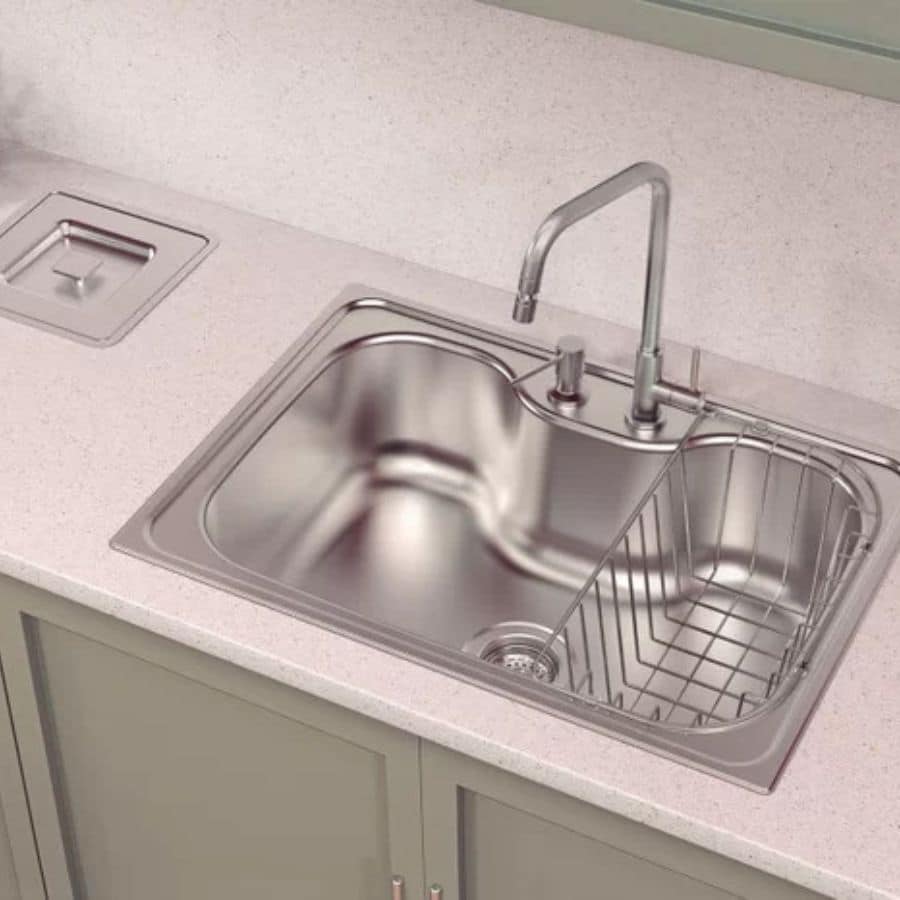 Cuba Cozinha Gourmet Aço Inox 50x40cm com Acessórios