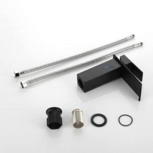 Torneira Monocomando Banheiro Metal Cascata Baixa Preto Fosco Black Matte - Imagem 5