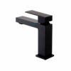 Torneira Monocomando para Banheiro Quadrada Baixa Preto Fosco Black Matte