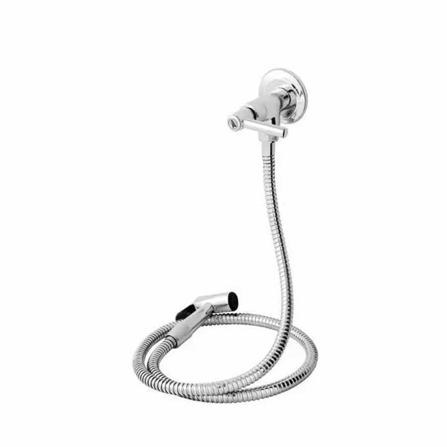 Ducha Higiênica Luxo Metal Cromada Acionamento 1/4 de Volta