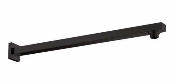 Ducha Chuveiro Slim Quadrado 20 x 20 cm Preto Fosco Black Matte