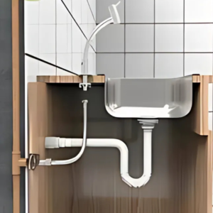 ENGATE FLEXÍVEL 30 CM INOX  COM REGISTRO DE ESFERA - Imagem 2