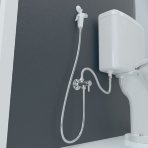 ENGATE FLEXÍVEL 120CM CROMADO 1/2" X 1/2"  PARA DUCHA HIGIÊNICA - Imagem 2