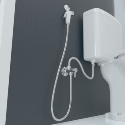 ENGATE FLEXÍVEL 120CM PRETO 1/2" X 1/2"  PARA DUCHA HIGIÊNICA - Imagem 2