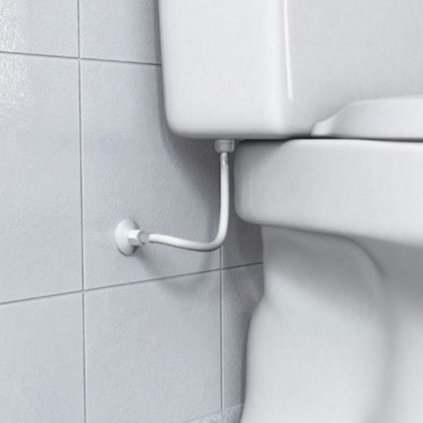ENGATE FLEXÍVEL 40 CM DE PVC BRANCO