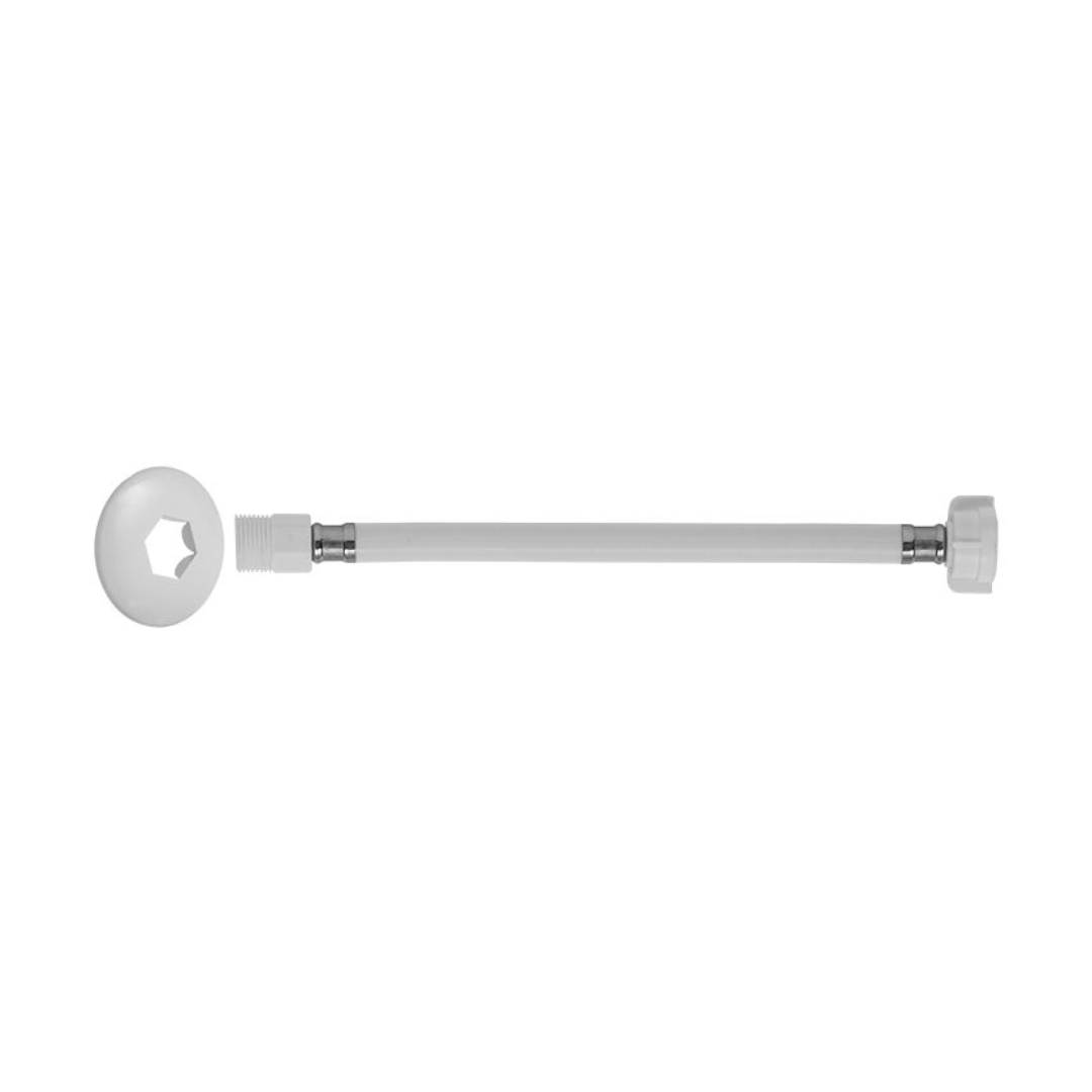 ENGATE FLEXÍVEL 40 CM DE PVC BRANCO - Imagem 1