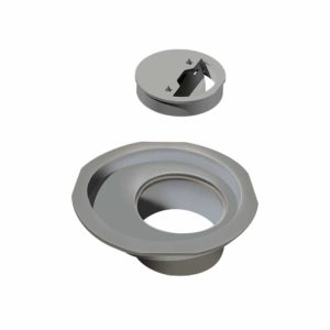 Ralo Quadrado Caixa Sifonada 100mm Black Matte Preto Fosco