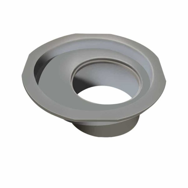Ralo Quadrado Caixa Sifonada 100mm Black Matte Preto Fosco