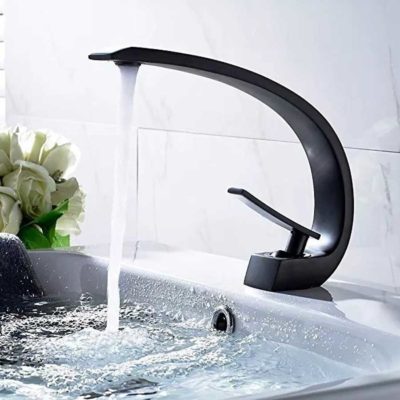 Torneira Monocomando Banheiro Preto Fosco Black Matte Prime