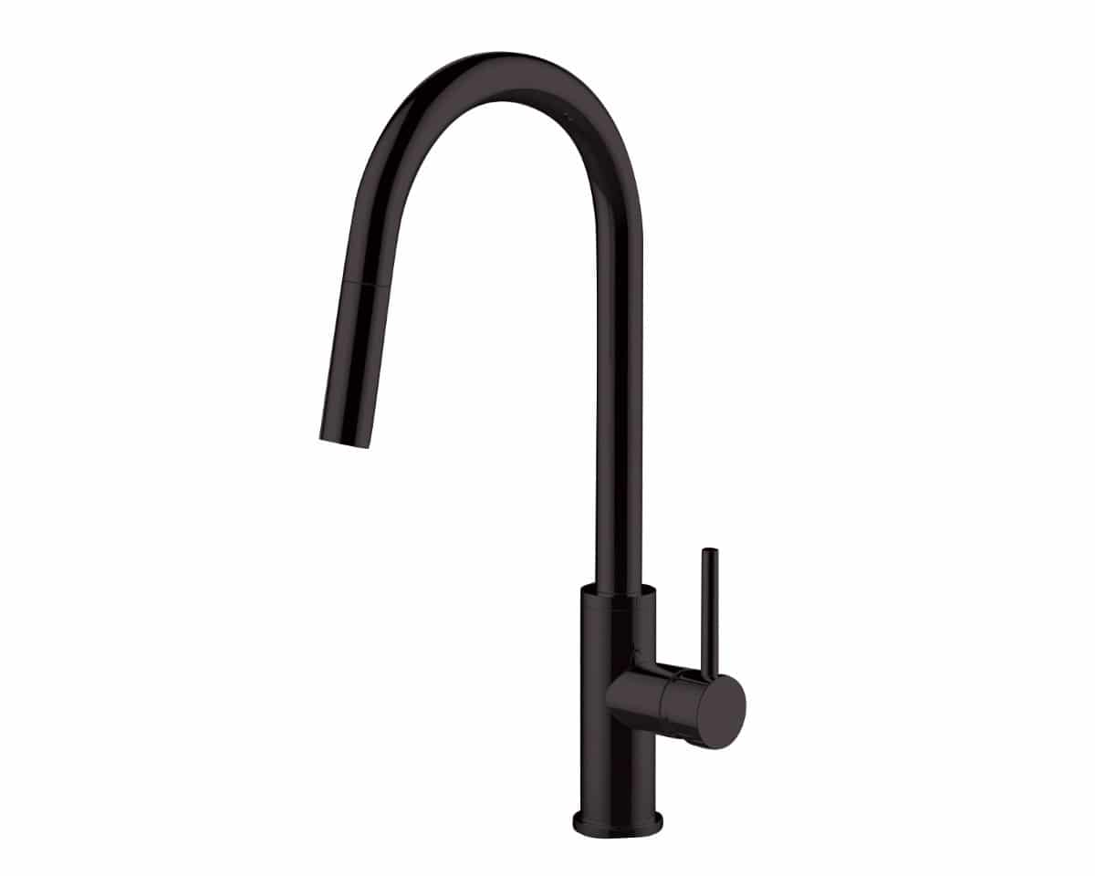 Torneira Monocomando Cozinha Gourmet Extensível 50cm Black Matte - Imagem 5
