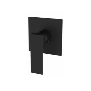 Acabamento Quadrado Jiwi para Base Monocomando Chuveiro Preto Fosco - Imagem 2