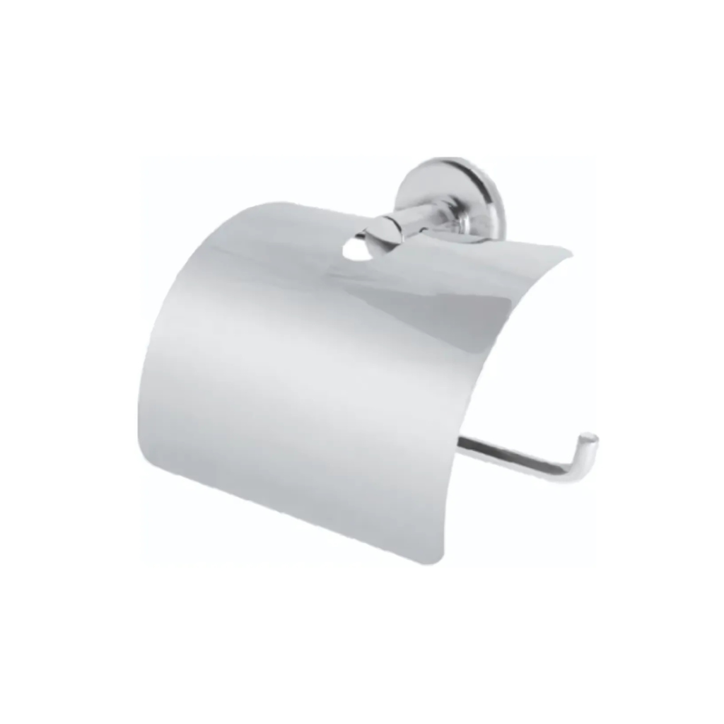 Porta Papel Higiênico com Tampa INOX