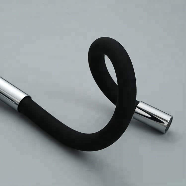 Torneira Monocomando para Cozinha com Tubo Flexível Preto