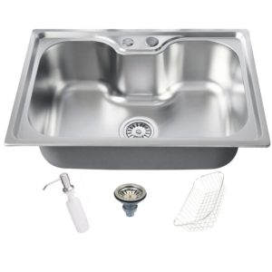 Cuba Cozinha Gourmet Aço Inox 50x40cm com Acessórios*