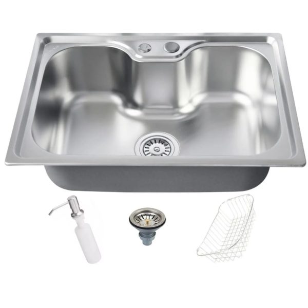 Cuba Cozinha Gourmet Aço Inox 50x40cm com Acessórios*