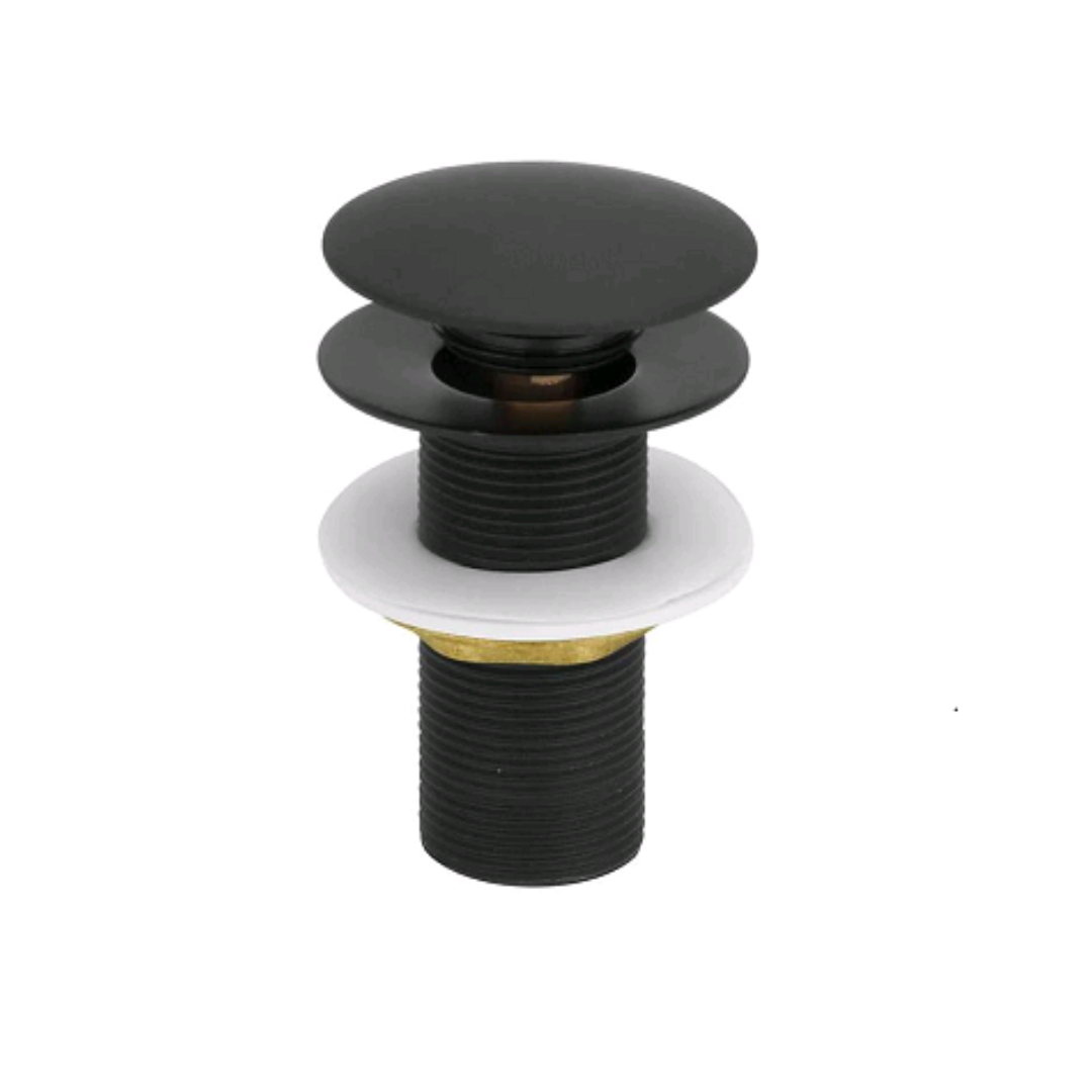 VÁLVULA CLICK PARA LAVATÓRIO 7/8 BLACK MATTE PRETO FOSCO - Imagem 1