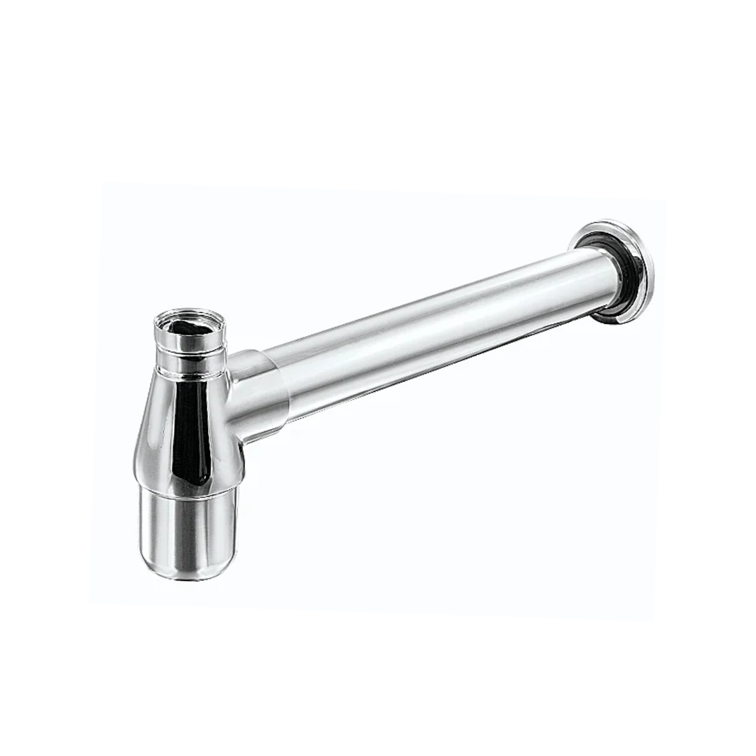 SIFÃO CROMADO 1 1/4" X 2" X 30CM PARA TANQUE INOX - Imagem 1