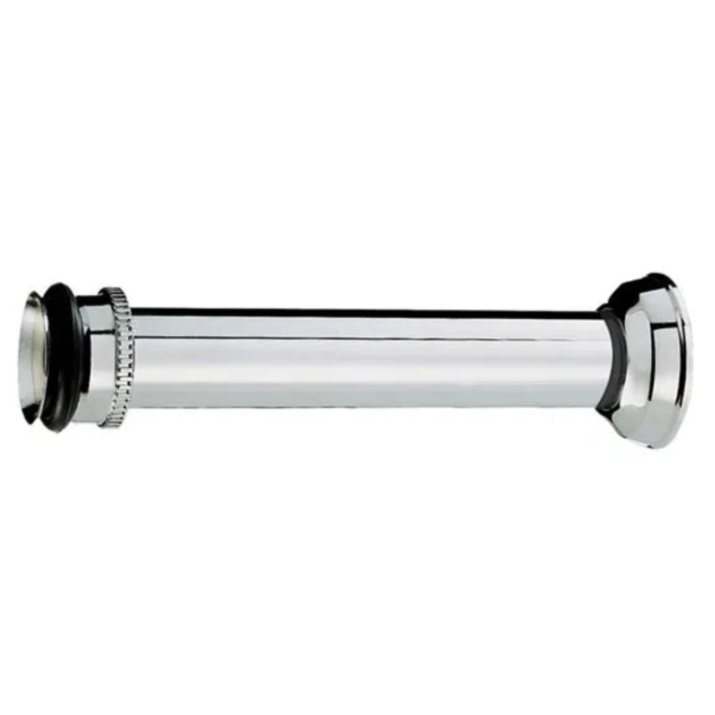 Tubo de Ligação Ajustável Latão Cromado 1 1/2" 30 CM