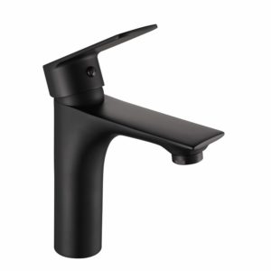 Torneira Misturador Monocomando para Banheiro Bica Baixa Preto Fosco Black Matte