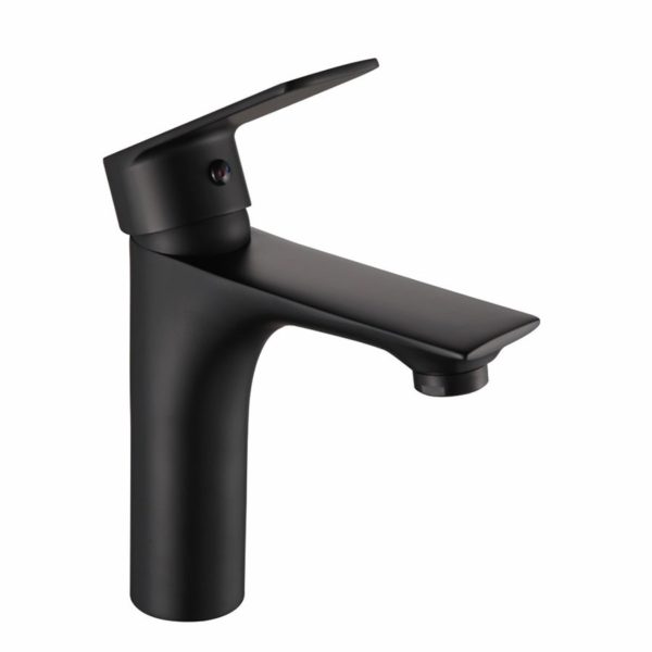 Torneira Misturador Monocomando para Banheiro Bica Baixa Preto Fosco Black Matte