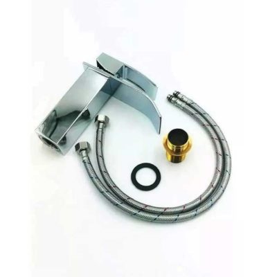 Torneira Monocomando para Banheiro Quadrada Baixa - Slim