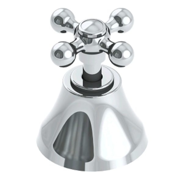 Acabamento Olimar para Registro Pressão/Gaveta Cromado 1.1/2" Estria Deca C-33(Cruzeta)