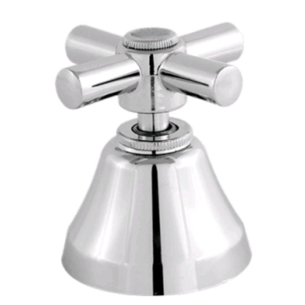 Acabamento Olimar para Registro Pressão/Gaveta Cromado 1.1/2" Estria Deca C-34(Cruzeta)