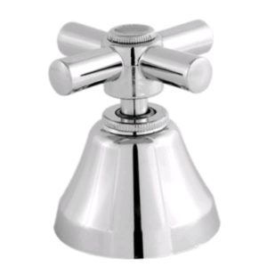Acabamento Olimar para Registro Pressão/Gaveta Cromado 1.1/2" Estria Deca C-34(Cruzeta)