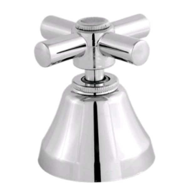 Acabamento Olimar para Registro Pressão/Gaveta Cromado 1.1/2" Estria Deca C-34(Cruzeta)