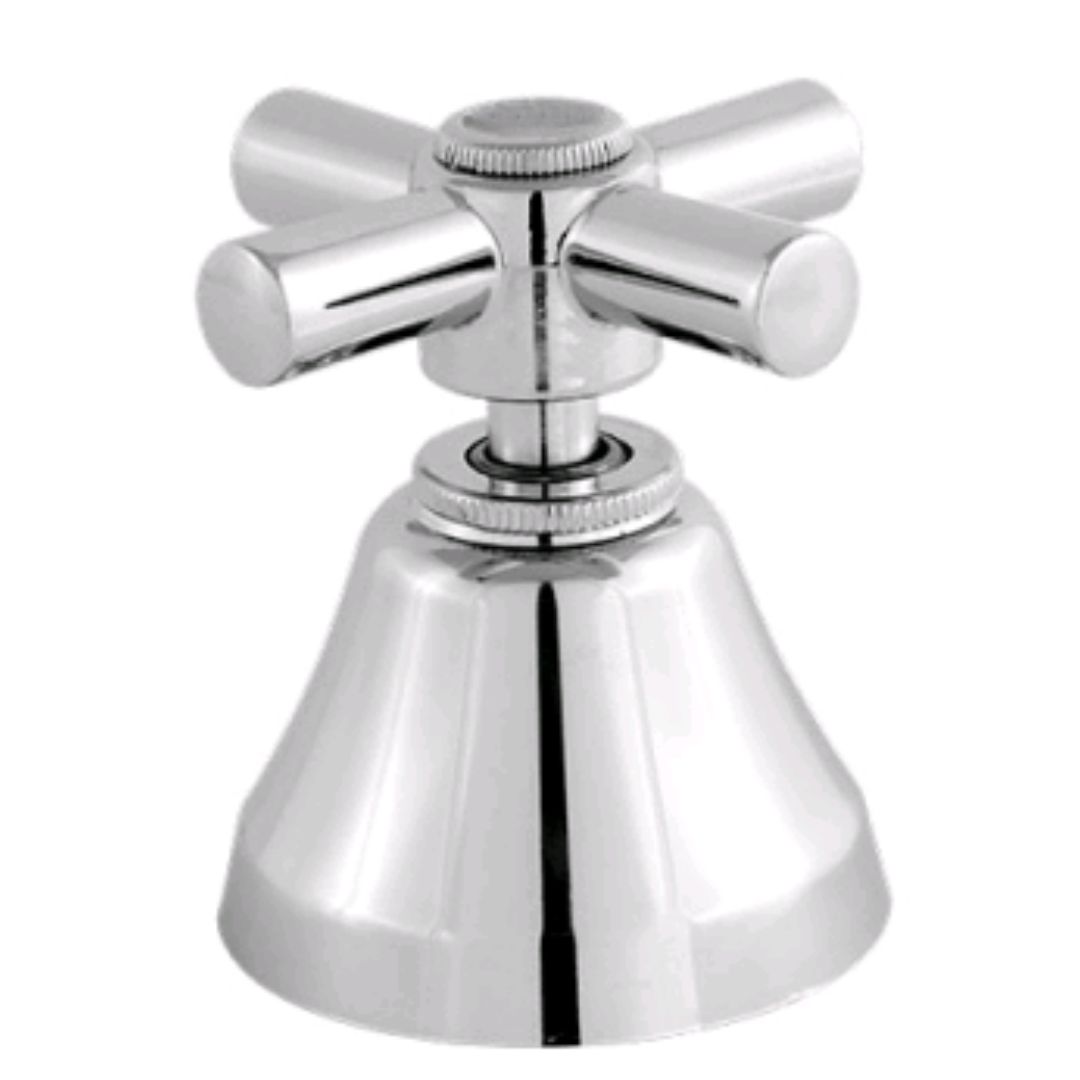 Acabamento Olimar para Registro Pressão/Gaveta Cromado 1.1/2" Estria Deca C-34(Cruzeta) - Imagem 1