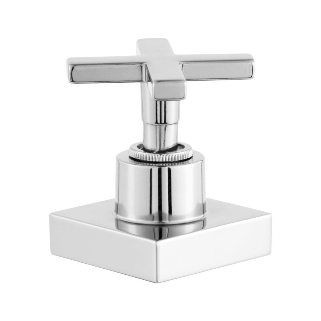 Acabamento Olimar para Registro Pressão/Gaveta Cromado 1.1/2" Estria Deca C-35 (Cruzeta)