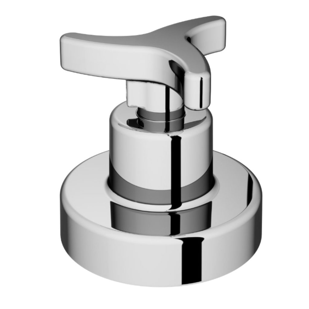 Acabamento Olimar para Registro Pressão/Gaveta Cromado 1.1/2" Estria Deca C-36 (Trizeta)