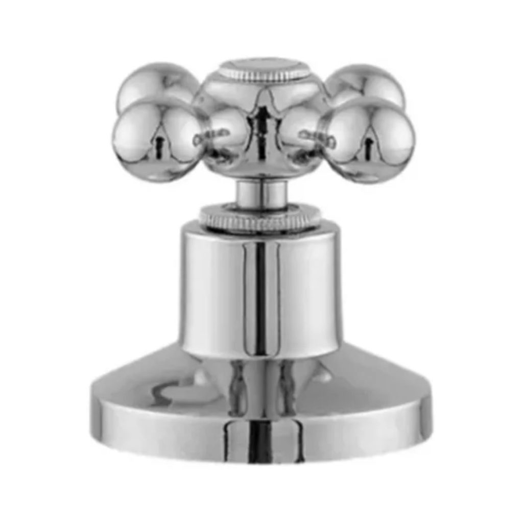 Acabamento Olimar para Registro Pressão/Gaveta Cromado 1.1/2" Estria Deca C-52(Cruzeta)