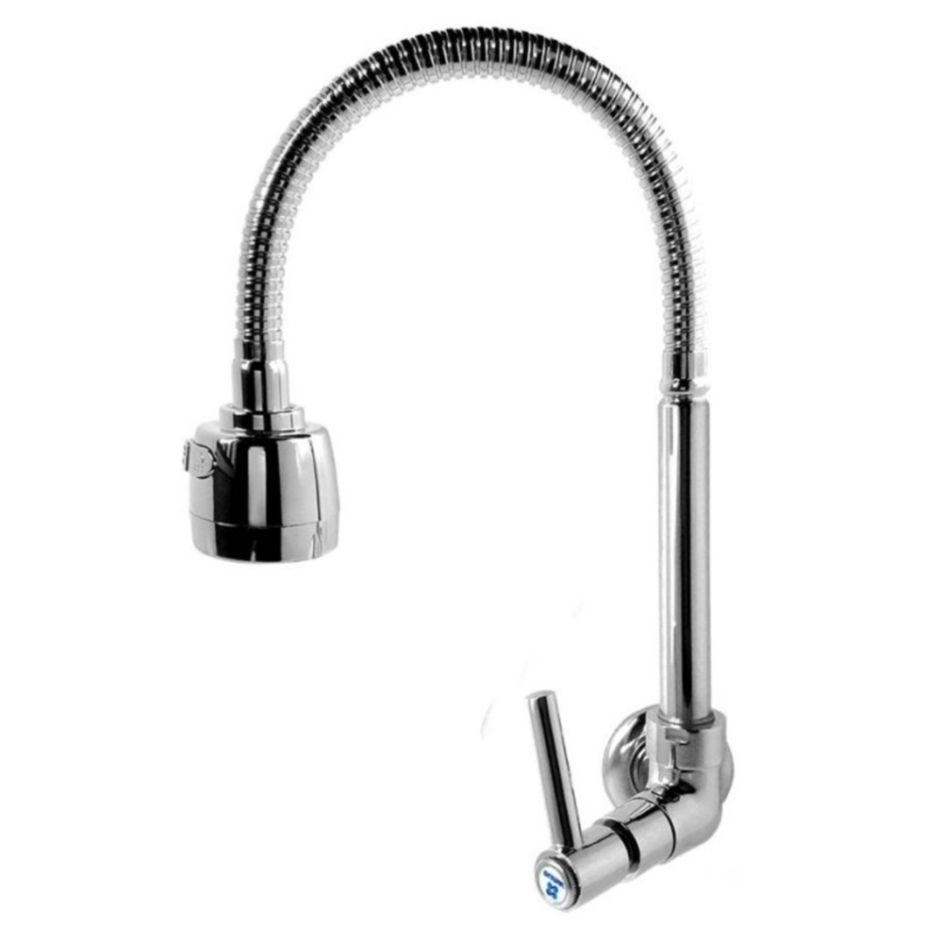 Torneira para Cozinha Gourmet com Tubo Flexível para Parede
