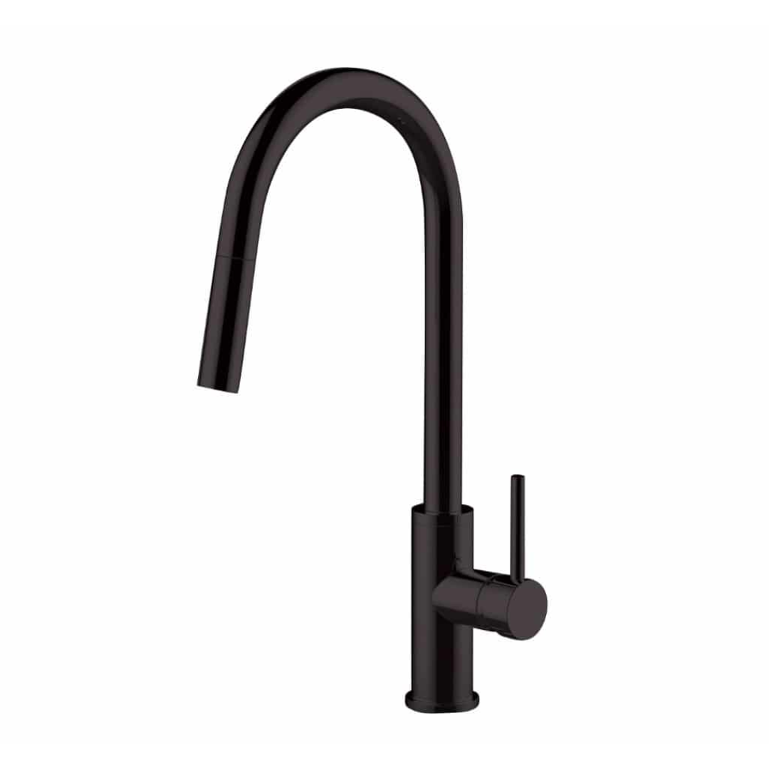 Torneira Monocomando Cozinha Gourmet Extensível 50cm Black Matte - Imagem 1